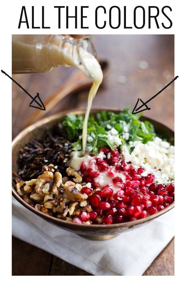 Salad with drizzle.