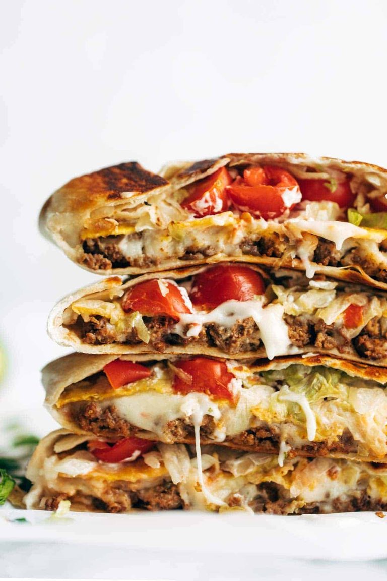 Crunchwrap supreme stacked.