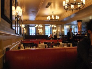Inside the Dean Street Townhouse dining room