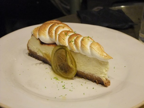 Baked cheesecake at Barbecoa