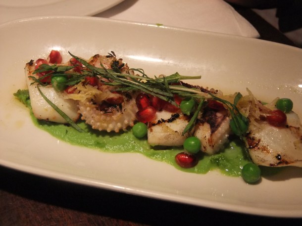 cuttlefish with pomegranate at The Salt Yard