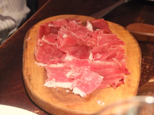 jamon iberico de bellota at The Salt Yard