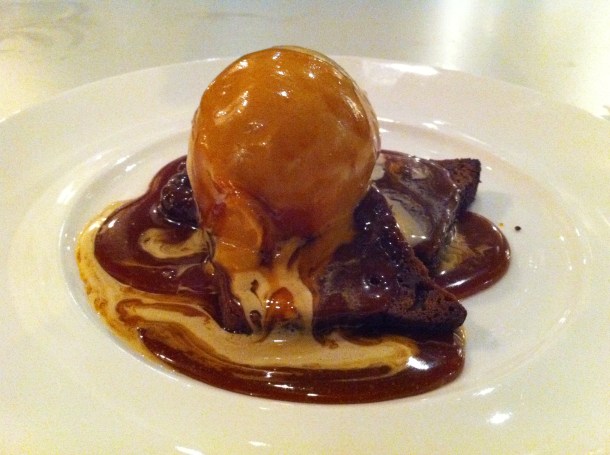 sticky toffee pudding at The Draft House Tower Bridge