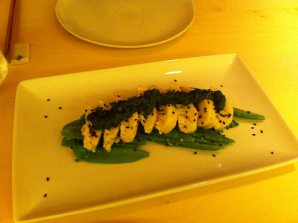 robata-cooked cobai at Senkai Regent Street robata-cooked cobai at senkai regent street