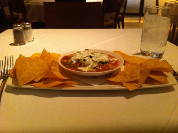 emeril's ceviche and tortilla chips