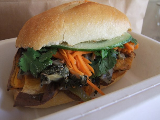 Japanese yam sandwich at Num Pang japanese yam sandwich at num pang