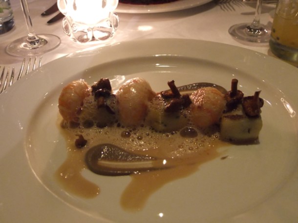 langoustines and gnocchi at The Notting Hill Brasserie langoustines and gnocchi at the notting hill brasserie