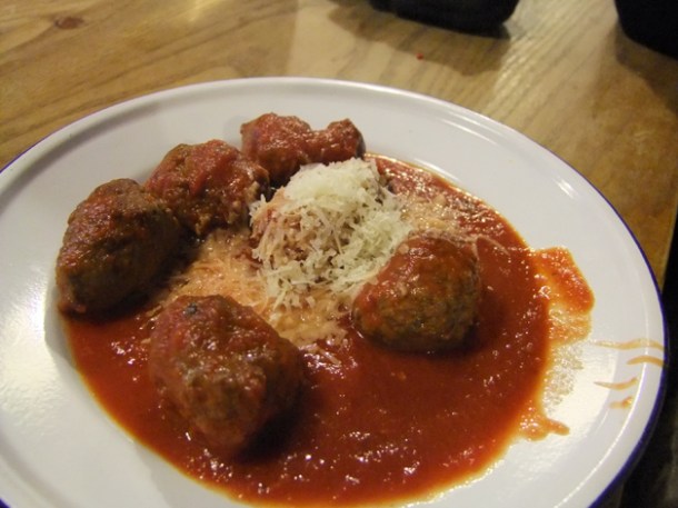 meatballs at soho joe