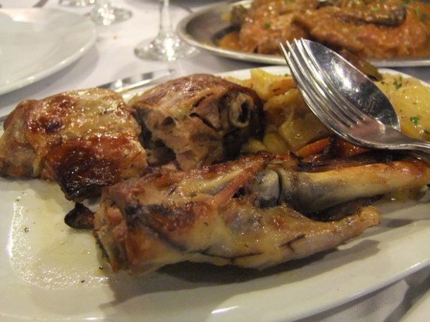 roast kid at los caracoles