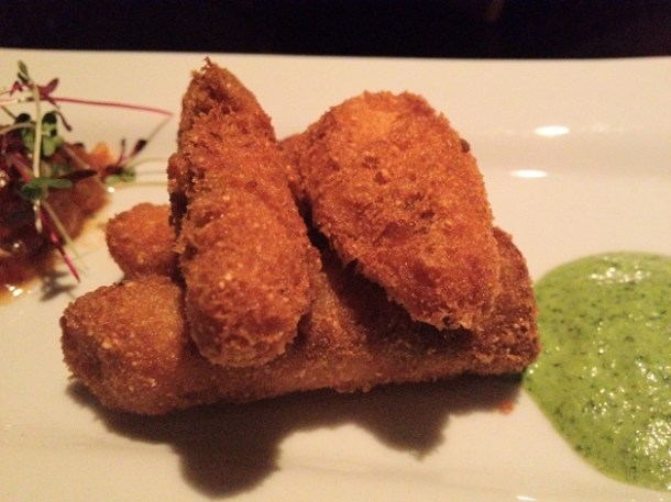 fried tilapia at carom