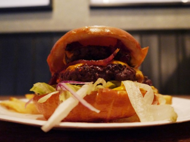 Double Candy Bacon Flipper from Mother Flipper bacon double cheeseburger from mother flipper