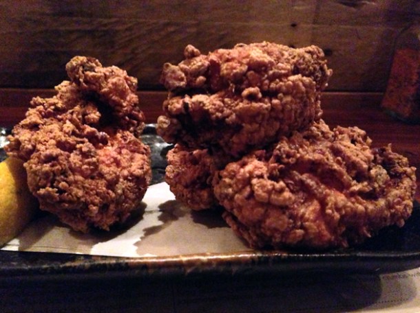 chicken karaage at tonkotsu