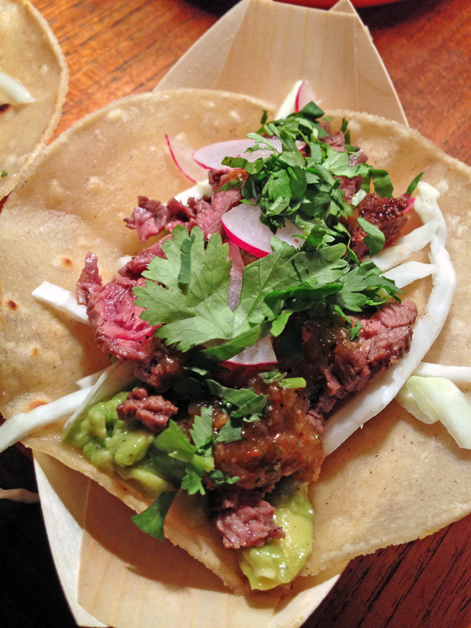 steak tacos from luardos