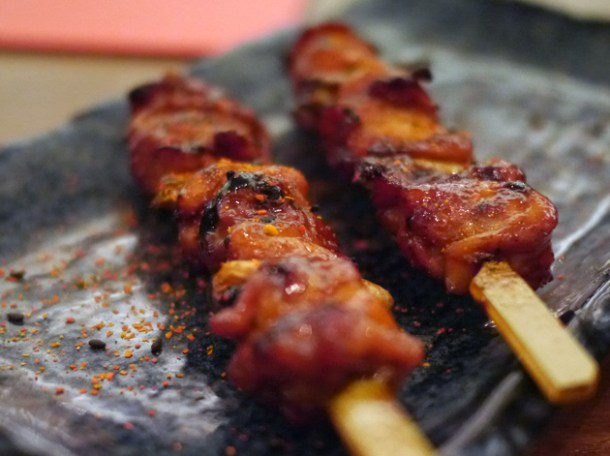 chicken yakitori from flesh and buns
