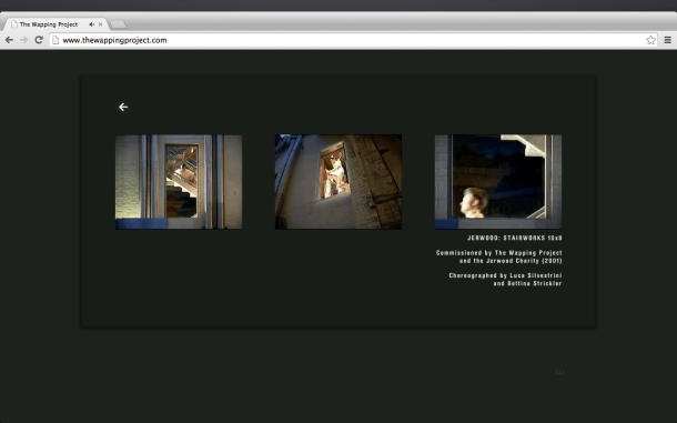 the wapping project food restaurant website