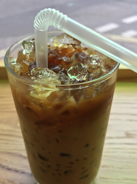iced vietnamese coffee at keu soho