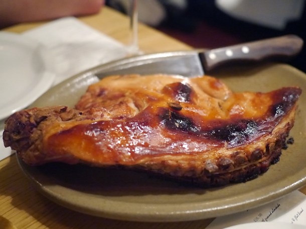 suckling pig ribs at morada brindisa asador