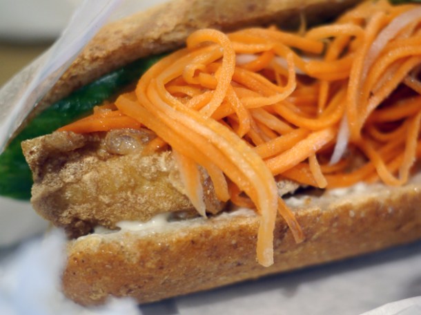 tofu banh mi at viet baguette