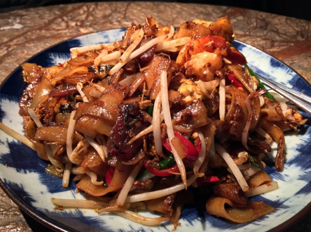 malaysian char kway teow at the duck and rice