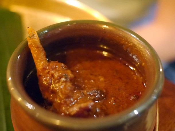 guinea fowl kari at hoppers