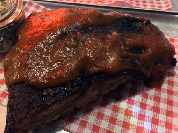pork spare ribs at low slow and juke