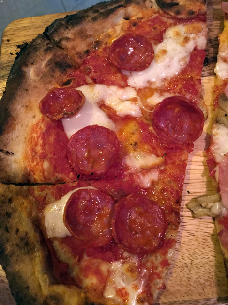 pepperoni pizza at slice & more