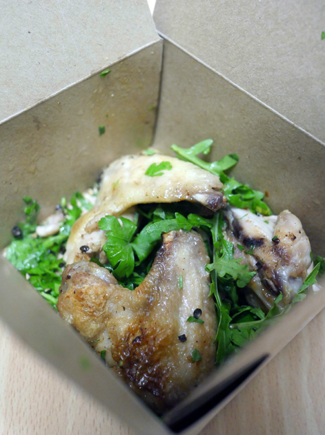 black pepper and coriander chicken wings from pide oven fitzrovia