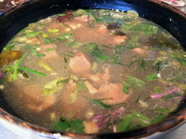 herbal pork curry soup at kiln