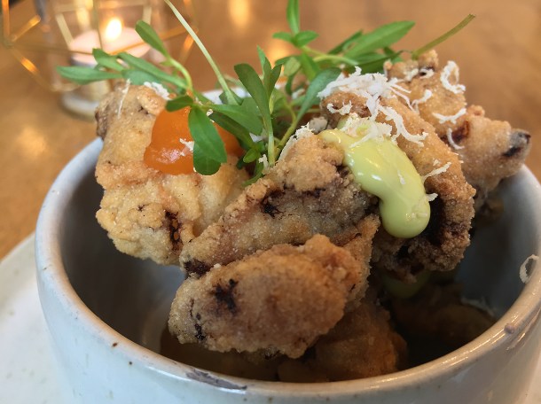fried rabbit at 1251 islington