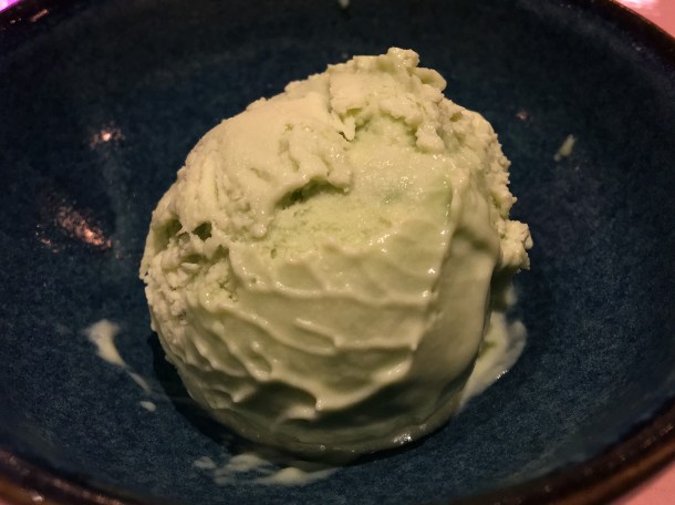 avocado ice cream at casa pastor