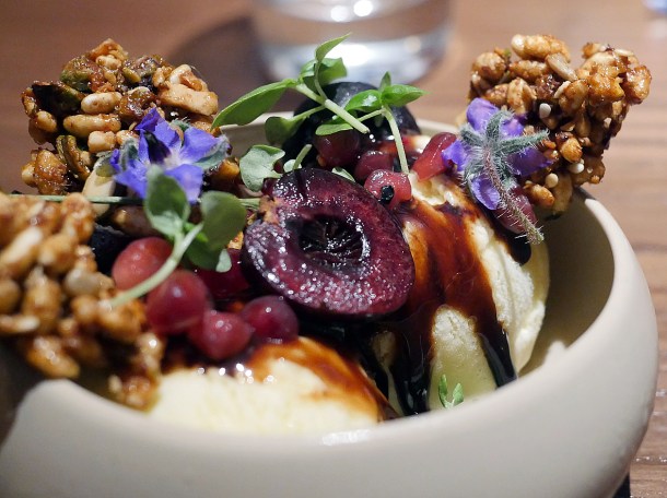 illustrative photo of the Persian sundae at Nutshell Covent Garden