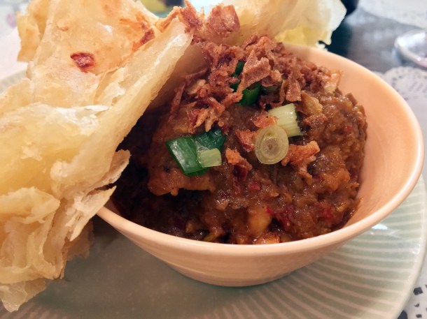 illustrative photo of the chicken curry at Normah's Cafe