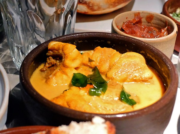 illustrative photo of the monkfish curry at Kolamba