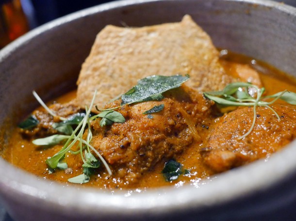 illustrative photo of the chicken curry at Paradise Soho