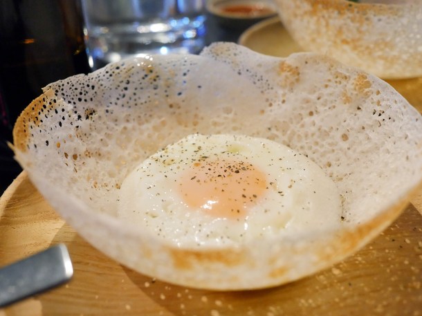 illustrative photo of the egg hopper at Paradise Soho