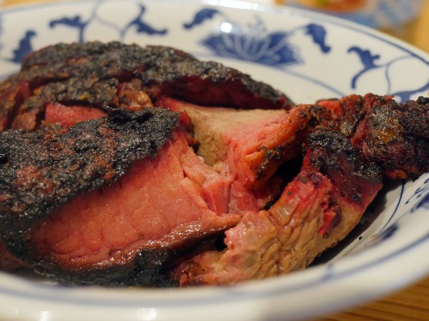 illustrative photo of the brisket from Smoke and Bones