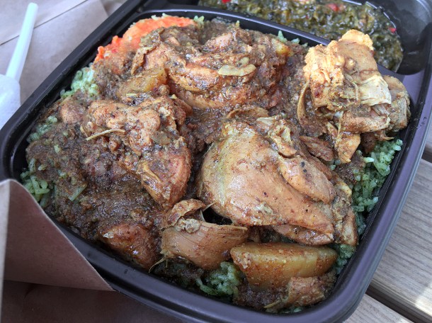 illustrative photo of the chicken curry from Kaieteur Kitchen