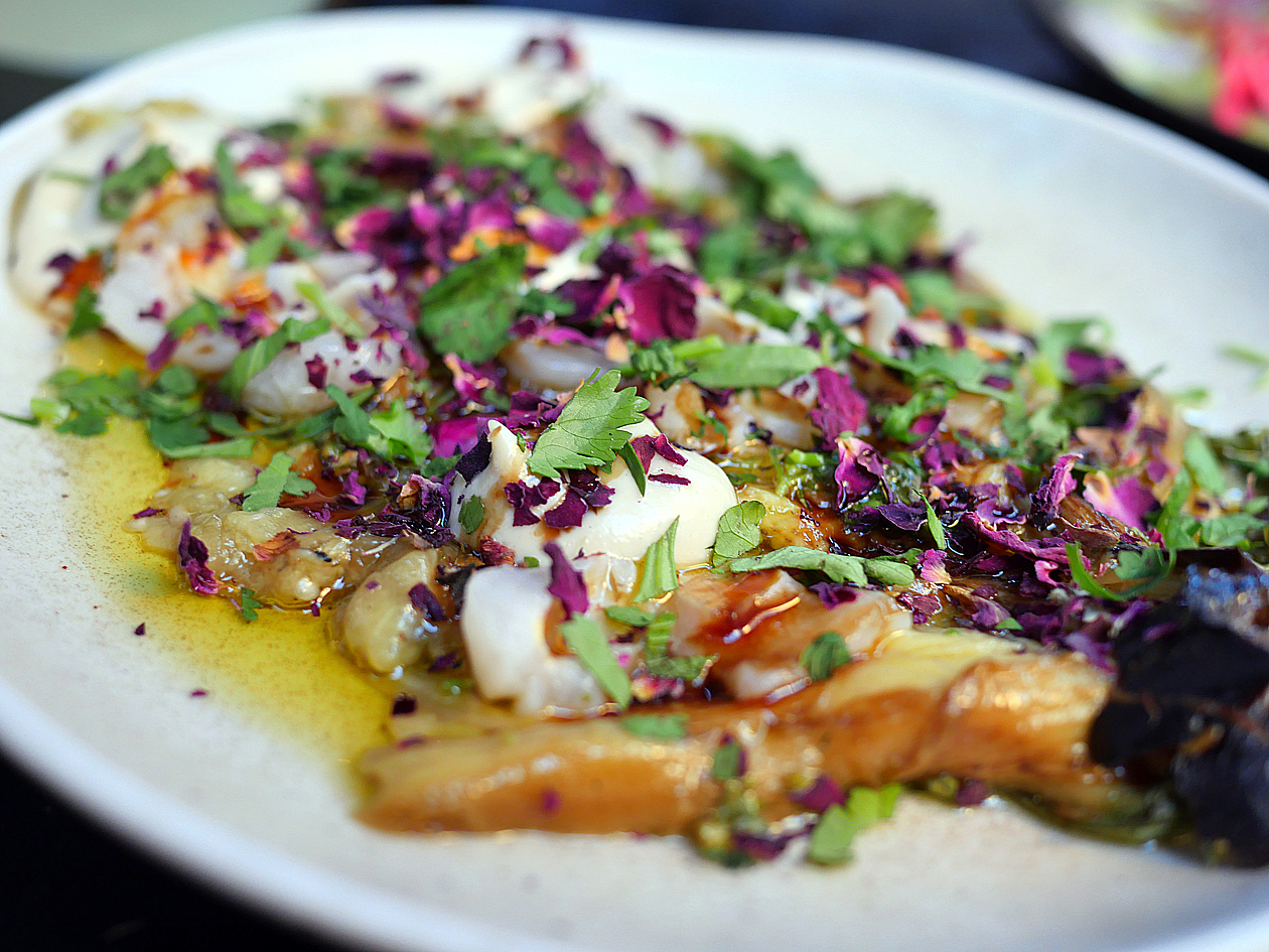 illustrative photo of the aubergine mess at Bala Baya