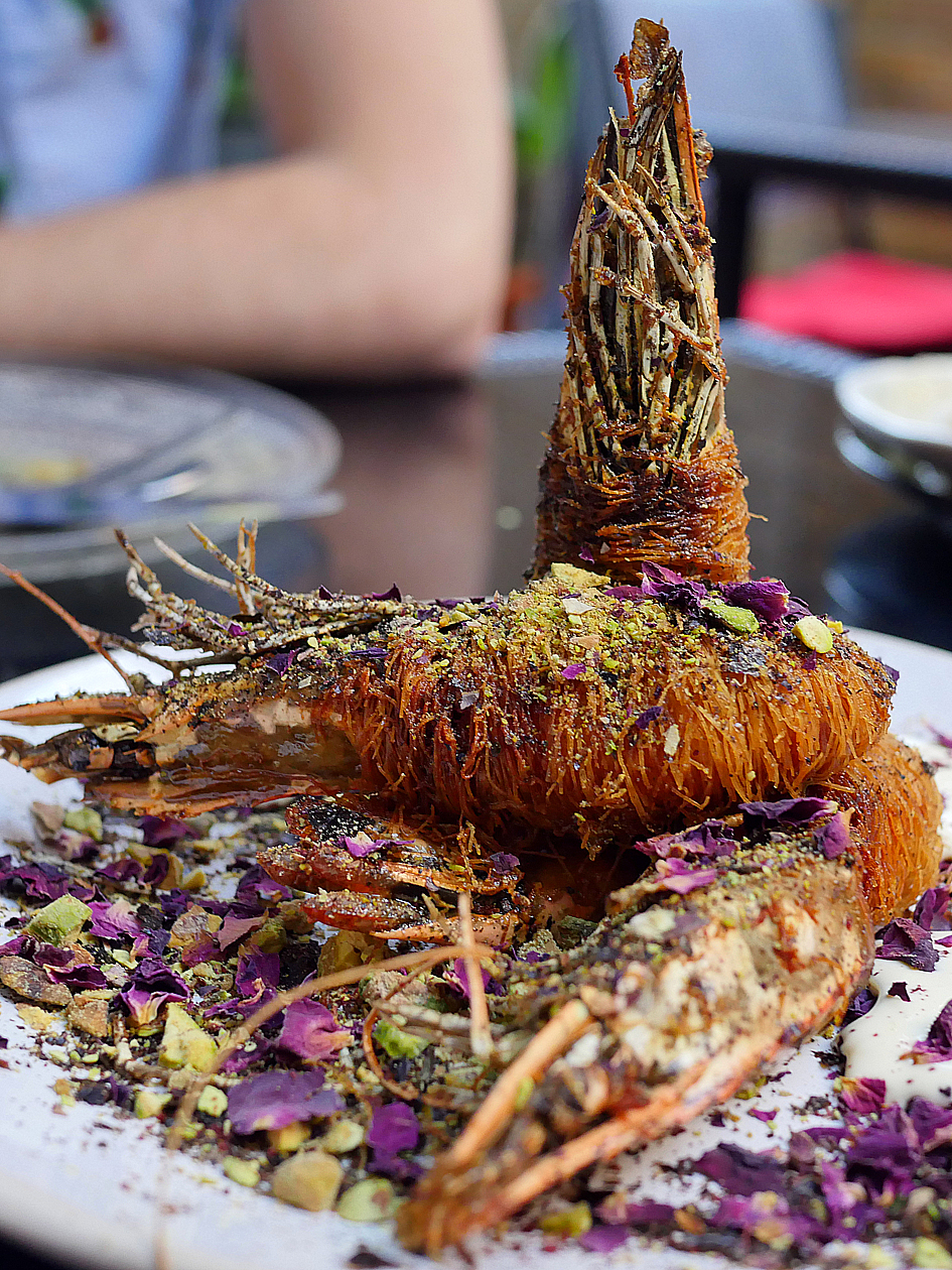 illustrative photo of the prawn baklava at Bala Baya