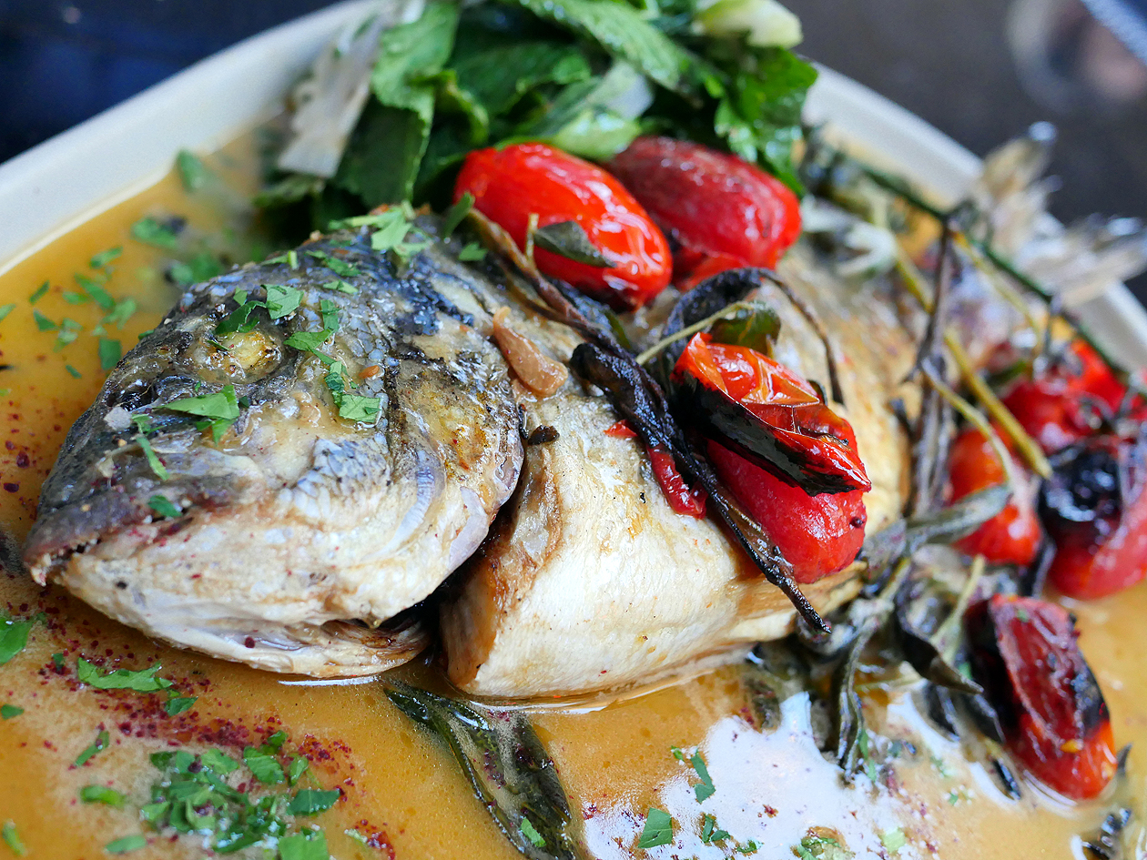 illustrative photo of the sea bass and fennel at Bala Baya