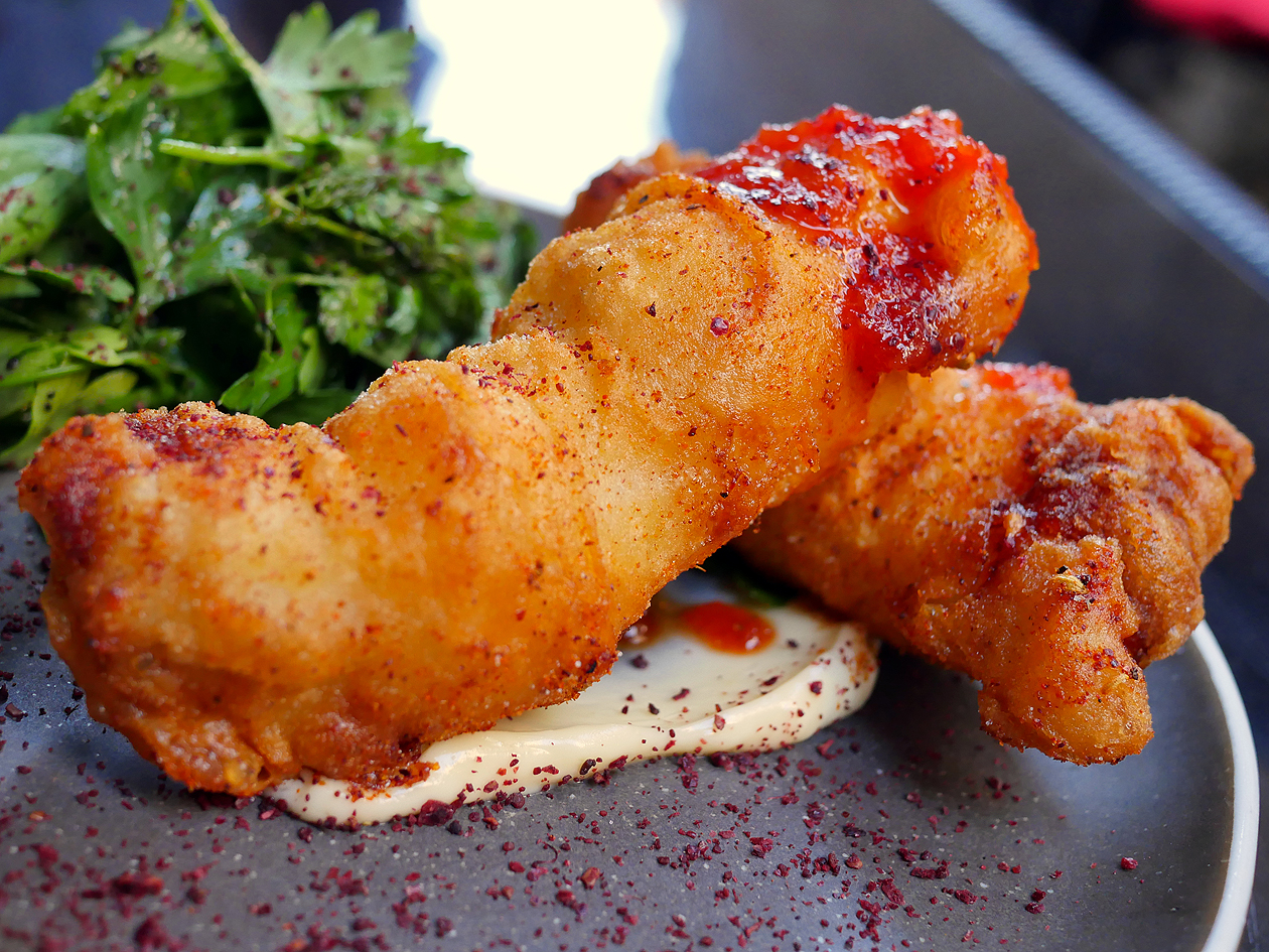 illustrative photo of the tempura monkfish at Bala Baya