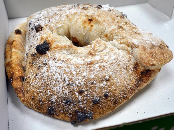 illustrative photo of the Nutella ring from Pizza Pilgrims Waterloo