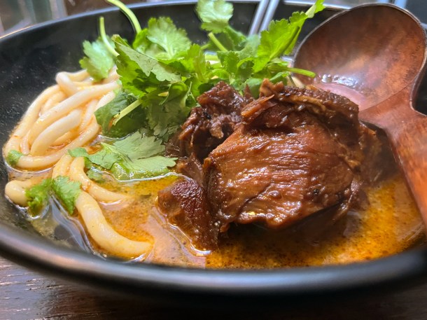 illustrative photo of the beef noodle soup at Ye Ye