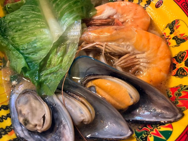 illustrative photo of the premium seafood noodle soup at Ye Ye