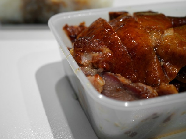illustrative photo of the Cantonese roast duck from Four Seasons Chinatown