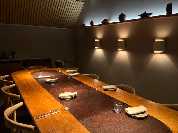 illustrative photo of the private dining room at Akara